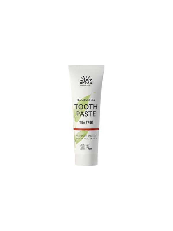 Dentifrice au Tea tree 75ml Urtekram arbre à thé magnolia myrrhe Herboristerie de paris