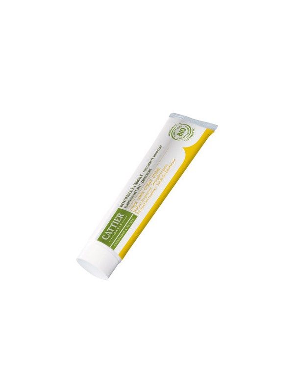 Dentifrice Dentargile reminéralisant au Citron gencives irritées 75ml Cattier