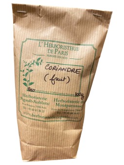 CORIANDRE SEMENCE BIO 100g HERBORISTERIE DE PARIS digestion cholestérol