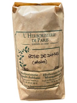 Tisane Rose de Damas pétales bio 100gr Herboristerie de Paris boisson rafraichissante