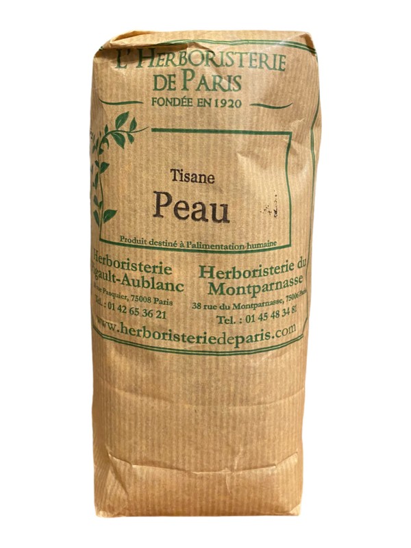 Tisane Peau 150 gr Herboristerie de Paris bardane pensée sauvage