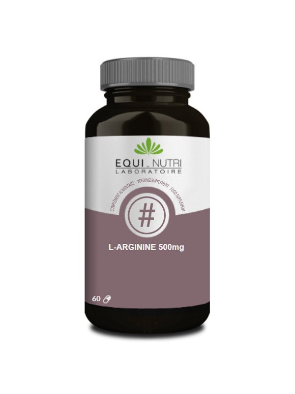 L Arginine 60 gélules végétales 500mg Equi - Nutri acide aminé Herboristerie de paris