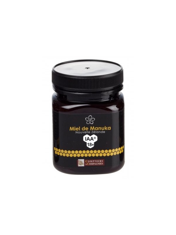 Miel de Manuka IAA 18+ 250 g Comptoirs et Compagnies anti-bactérien méthylglyoxal Herboristerie de paris