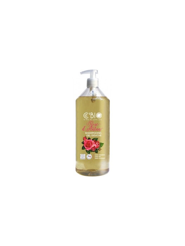 Shampooing douche Rose d'Antan 1L C'bio