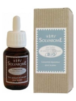 Concentré bio Flacon compte gouttes 30ml Solvarome aux huiles essentielles Herboristerie de paris