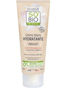 Crème Caresse hydratante mains Mon Lait d'Ânesse 75ml So'Bio étic