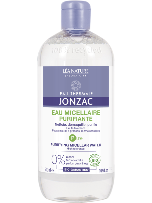 Eau Micellaire purifiante peaux mixtes à grasses 500ml Eau Thermale Jonzac