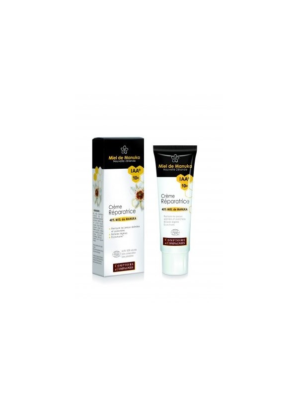 Crème réparatrice bio 40% miel de Manuka UMF/IAA 10+ 40 ml Comptoirs et Compagnies