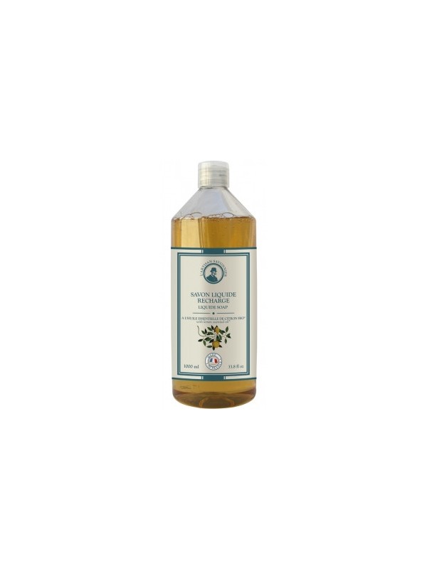 Hygiène Savon liquide à l'huile essentielle de Citron recharge 1L L artisan Savonnier