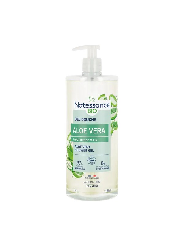 Gel douche Aloe véra revitalisant Sans Sulfates 1l Natessance