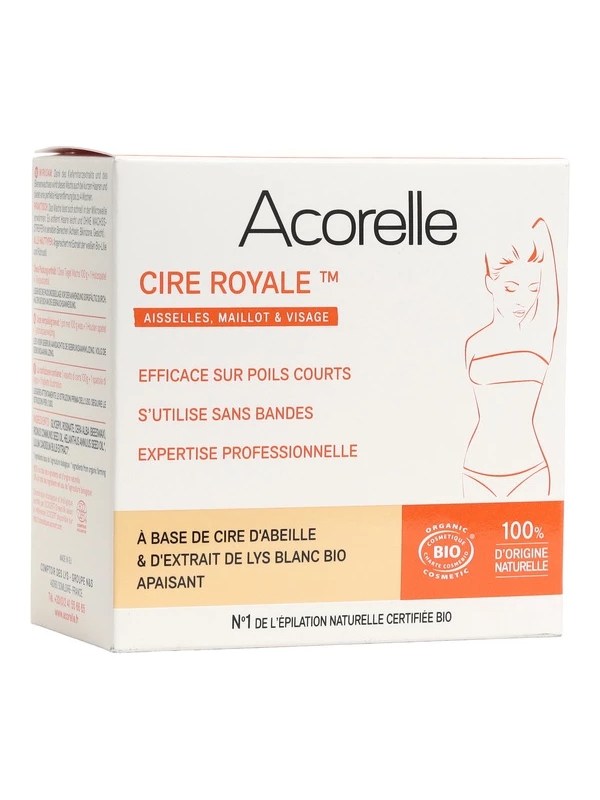 Cire Royale pot de 100g Acorelle épilation douce et naturelle Herboristerie de paris