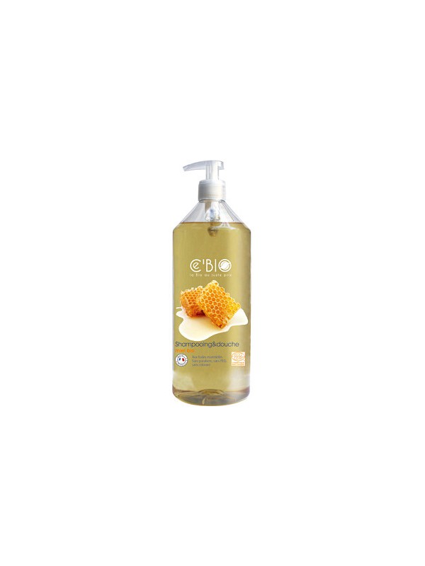 Shampooing douche Miel 1 Litre C'bio