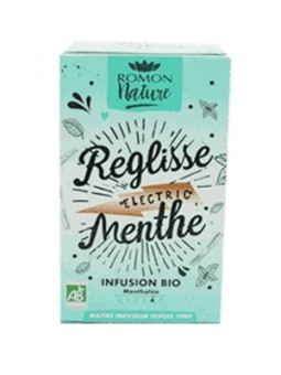 Infusion plaisir Réglisse Menthe bio Romon Nature fraicheur et digestion Herboristerie de paris