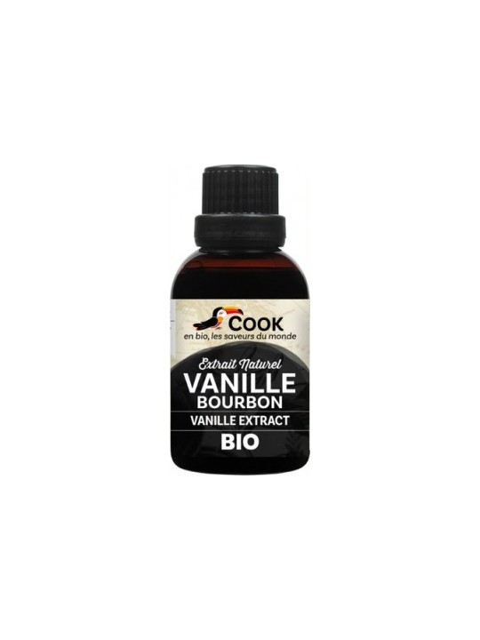 Extrait de vanille bourbon de Madagascar 40ml Cook qualité premium Herboristerie de paris