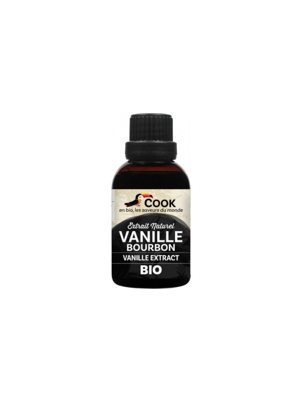 Extrait de vanille bourbon de Madagascar 40ml Cook qualité premium Herboristerie de paris