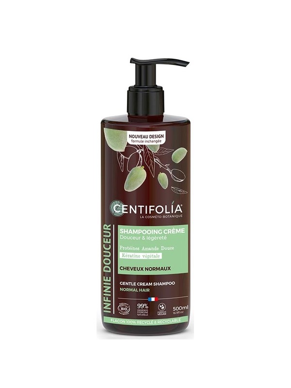 Shampoing doux cheveux normaux 500ml Centifolia