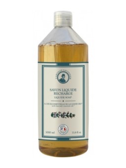 Hygiène Savon liquide à l'huile essentielle de Lavandin recharge 1L L artisan Savonnier