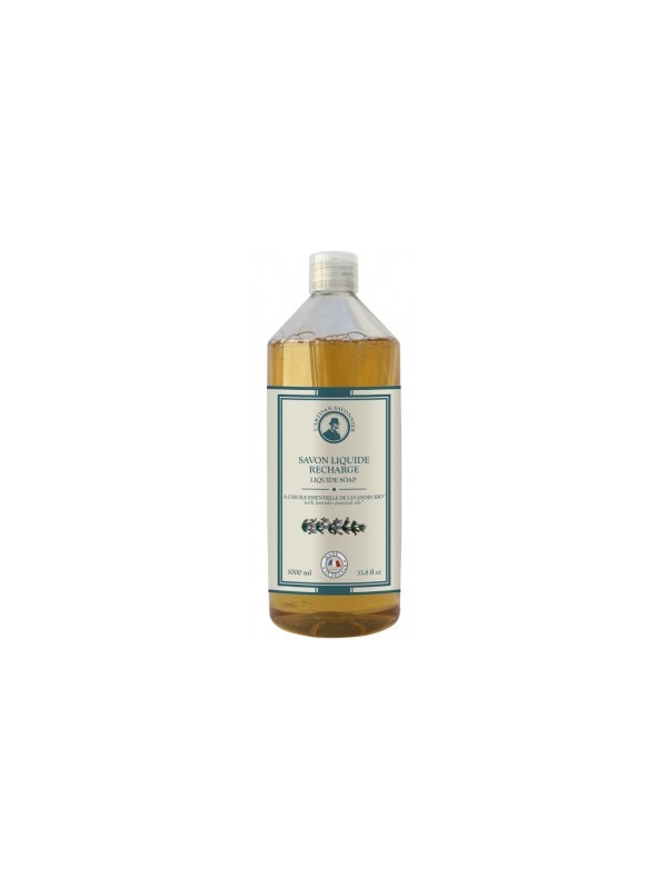 Hygiène Savon liquide à l'huile essentielle de Lavandin recharge 1L L artisan Savonnier