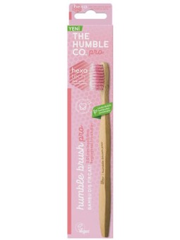 Brosse à dents adultes rose Soft de cette marque responsable de la production Humble Brush