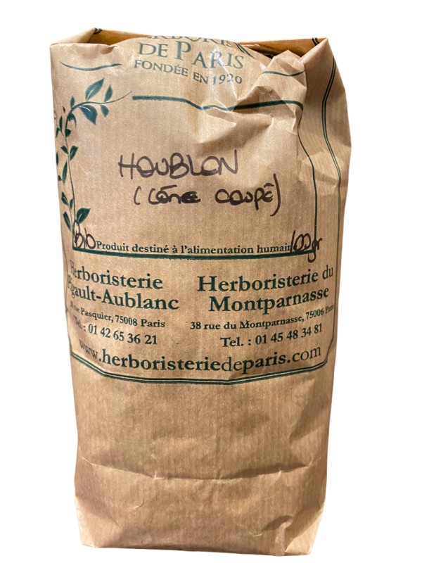 Houblon cônes coupés BIO 100g Herboristerie de Paris maintien du sommeil