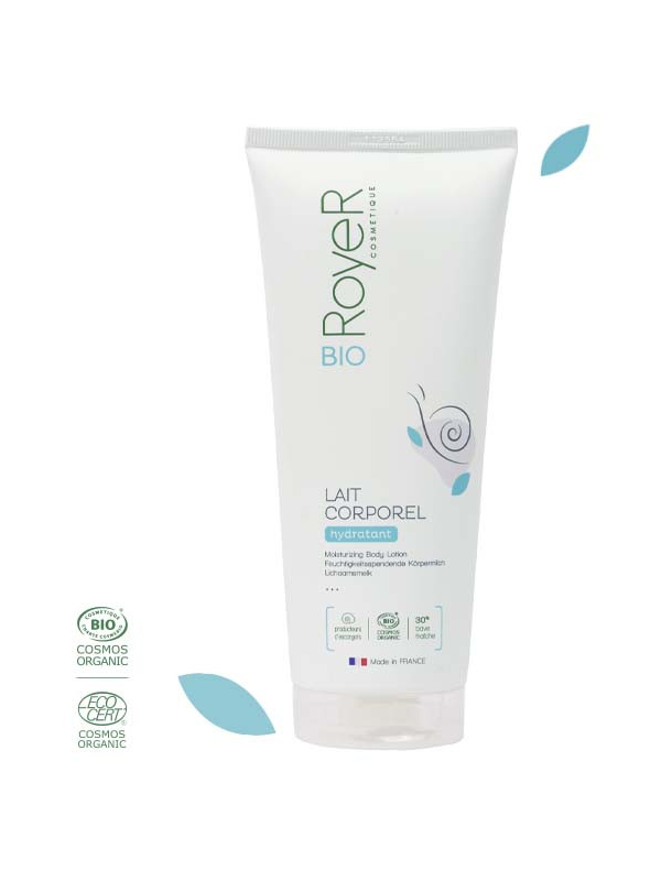 Lait corps hydratant à la bave fraîche d'escargot 200ml Royer