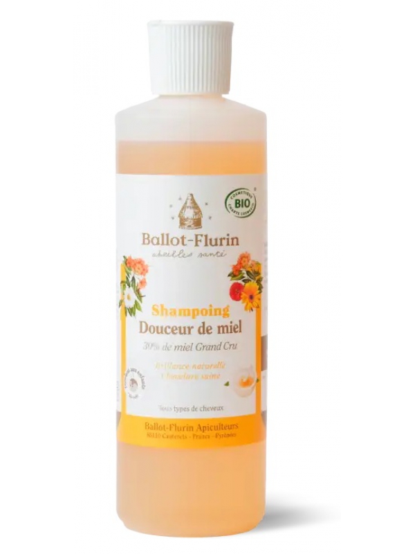 Shampoing Douceur de Miel flacon de 250 ml Ballot Flurin - shampooing bio Herboristerie de paris