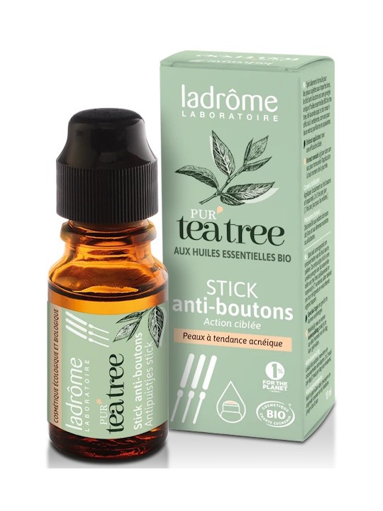 Stick anti boutons PUR Tea Tree 10ml Ladrome tea tree lavande romarin Herboristerie de paris