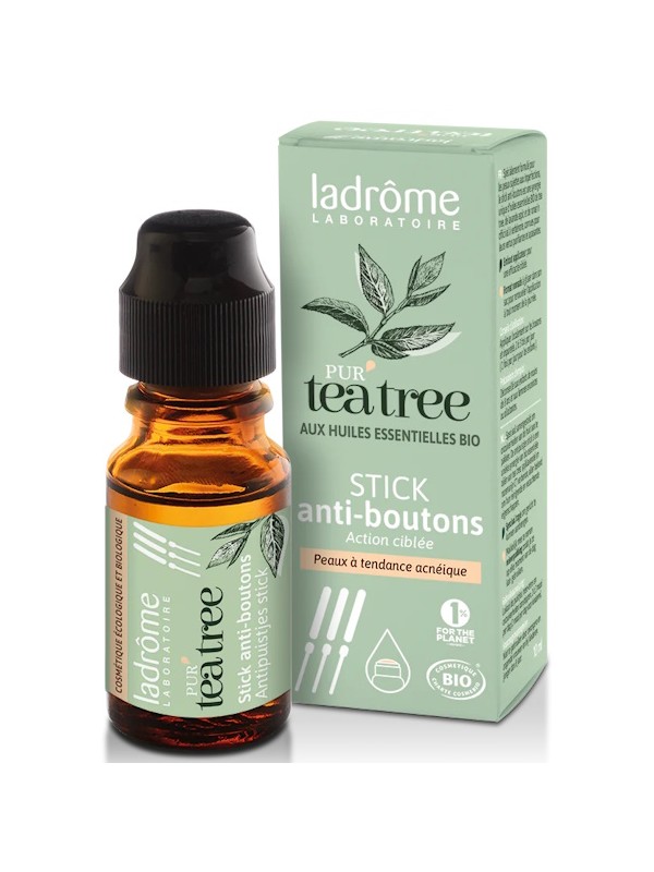 Stick anti boutons PUR Tea Tree 10ml Ladrome tea tree lavande romarin Herboristerie de paris