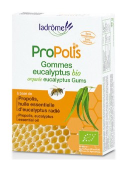 Gommes Propolis et Eucalyptus 45g Ladrome gommes à sucer aide la santé respiratoire