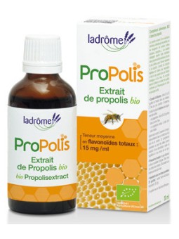 Extrait de Propolis 50ml Ladrome aider à protéger la ruche et la reine des abeilles