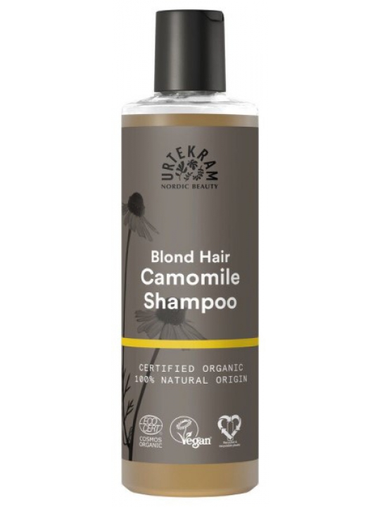 Shampoing Camomille pour cheveux blonds 250ml Urtekram Herboristerie de paris huile de camomille sauvage