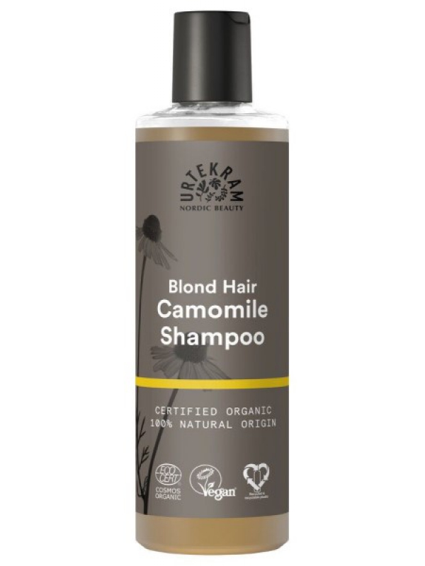 Shampoing Camomille pour cheveux blonds 250ml Urtekram Herboristerie de paris huile de camomille sauvage