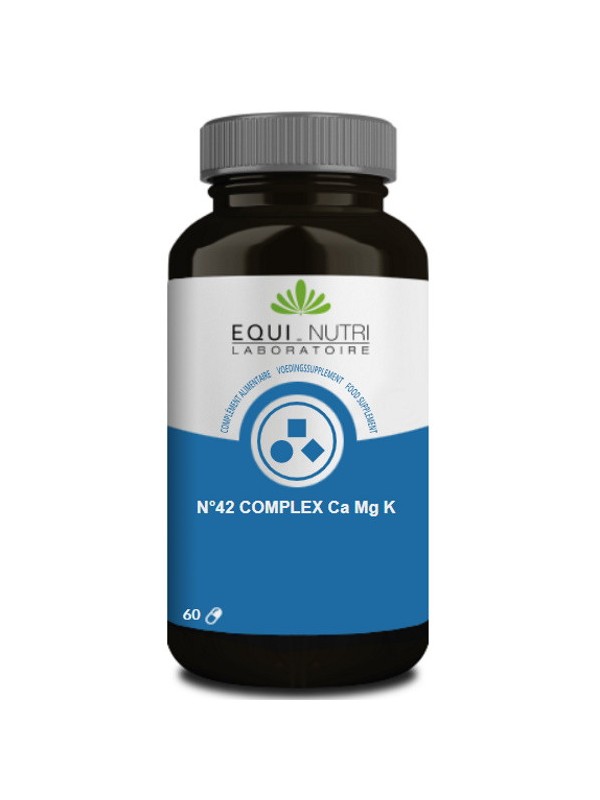 Calcium Magnesium Potassium 60 gélules végétales Equi Nutri élimination Herboristerie de paris