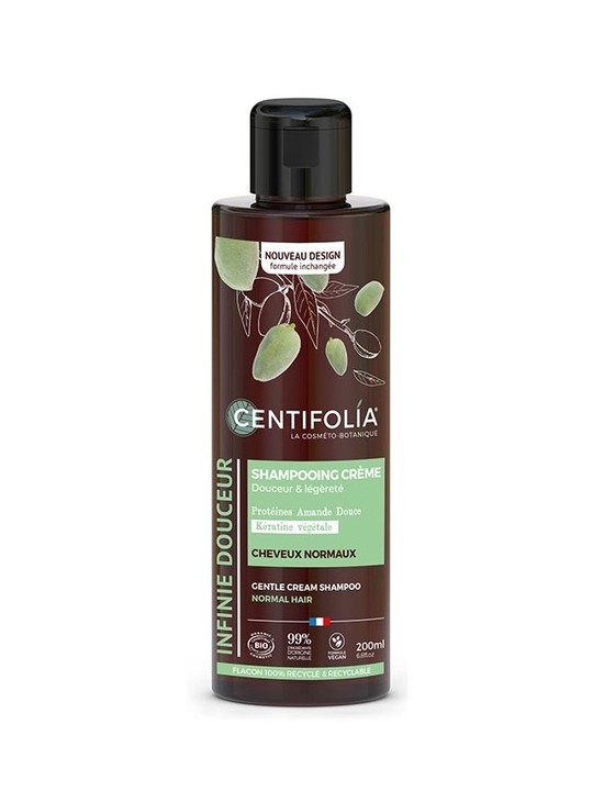 Shampoing doux cheveux normaux 200ml Centifolia