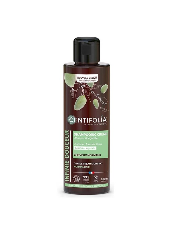 Shampoing doux cheveux normaux 200ml Centifolia