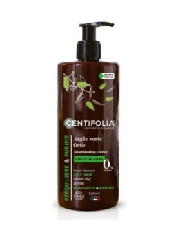 Shampoing cheveux gras ortie et argile verte 500ml Centifolia