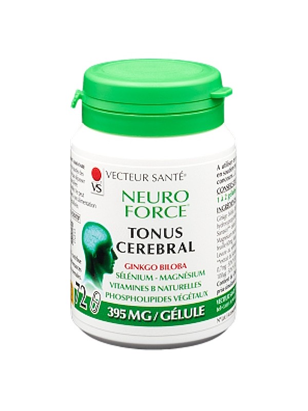 Neuro'Force 72 gélules Vecteur santé ginkgo biloba vitamine B5 Herboristerie de paris