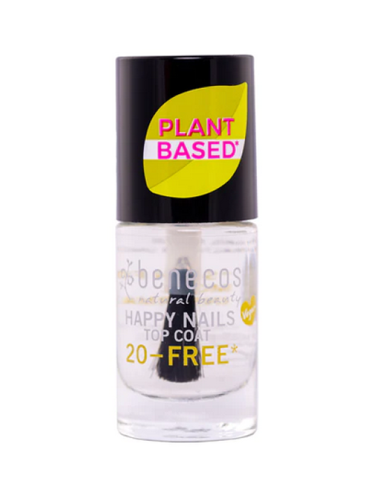Vernis à ongles TOP COAT 5ml Benecos Herboristerie de paris