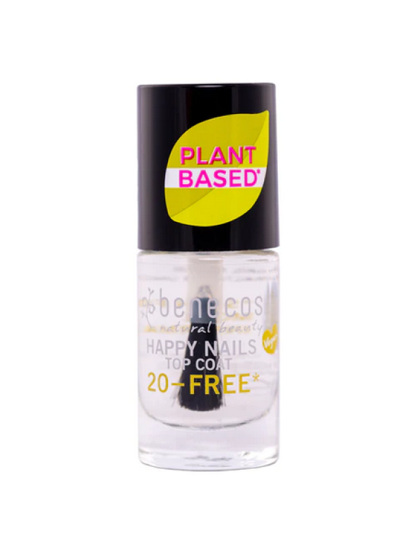 Vernis à ongles TOP COAT 5ml Benecos Herboristerie de paris