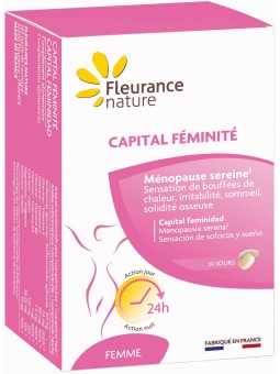 Capital féminité 60 comprimés Jour et Nuit  Fleurance Nature soja ménopause Herboristerie de paris