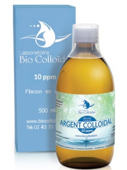 Argent Colloïdal 10 PPM 500ml Bio Colloidal Laboratoire Herboristerie de Paris