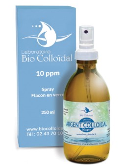 Argent Colloïdal 10 PPM Spray 250ml Bio Colloidal Laboratoire Herboristerie de Paris