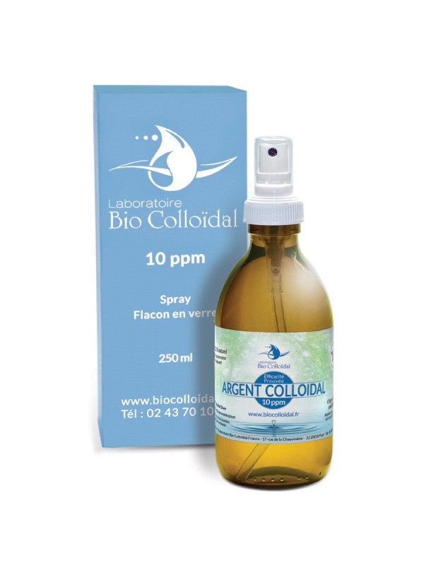 Argent Colloïdal 10 PPM Spray 250ml Bio Colloidal Laboratoire Herboristerie de Paris