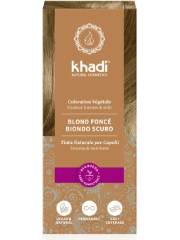 Teinture aux plantes Blond foncé 100g Khadi