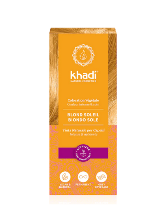 Teinture aux plantes Blond Soleil 100g Khadi