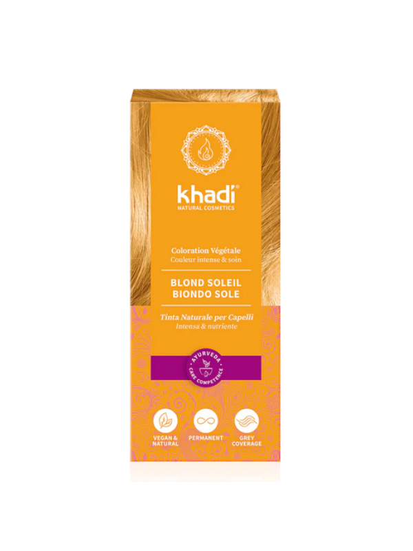 Teinture aux plantes Blond Soleil 100g Khadi