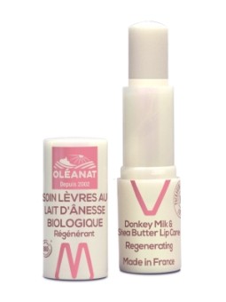 Baume à lèvres au lait d'ânesse régénérant 4,5gr Oleanat Herboristerie de Paris