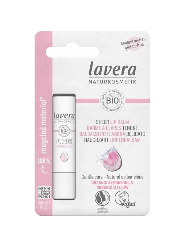 Baume à lèvres rose tendre 4.5g Lavera Herboristerie de Paris