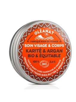 Baume au beurre de karité et huile d'argan 100ml Oleanat Herboristerie de Paris