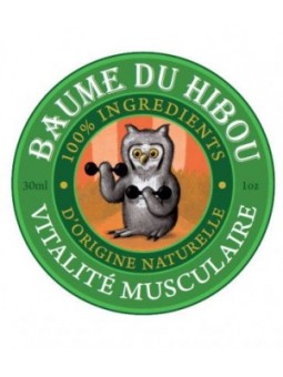 Baume de massage vitalité musculaire 30ml Les Baumes Du Hibou Herboristerie de Paris